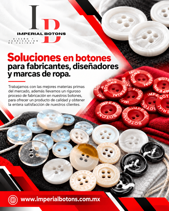 FABRICANTE DE BOTONES PARA ROPA
